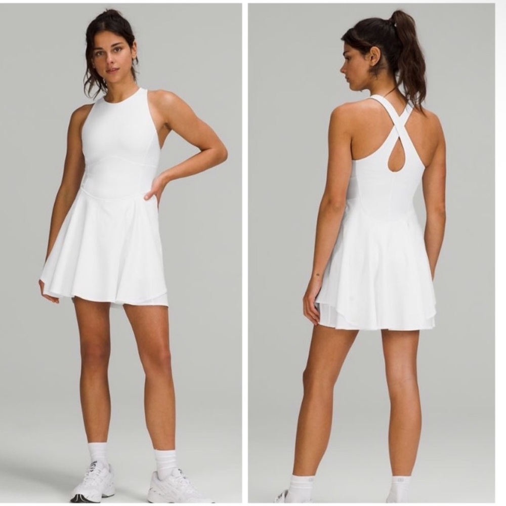 Lululemon Court Crush Dress White 4